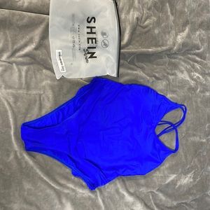 Royal blue royalty one  piece